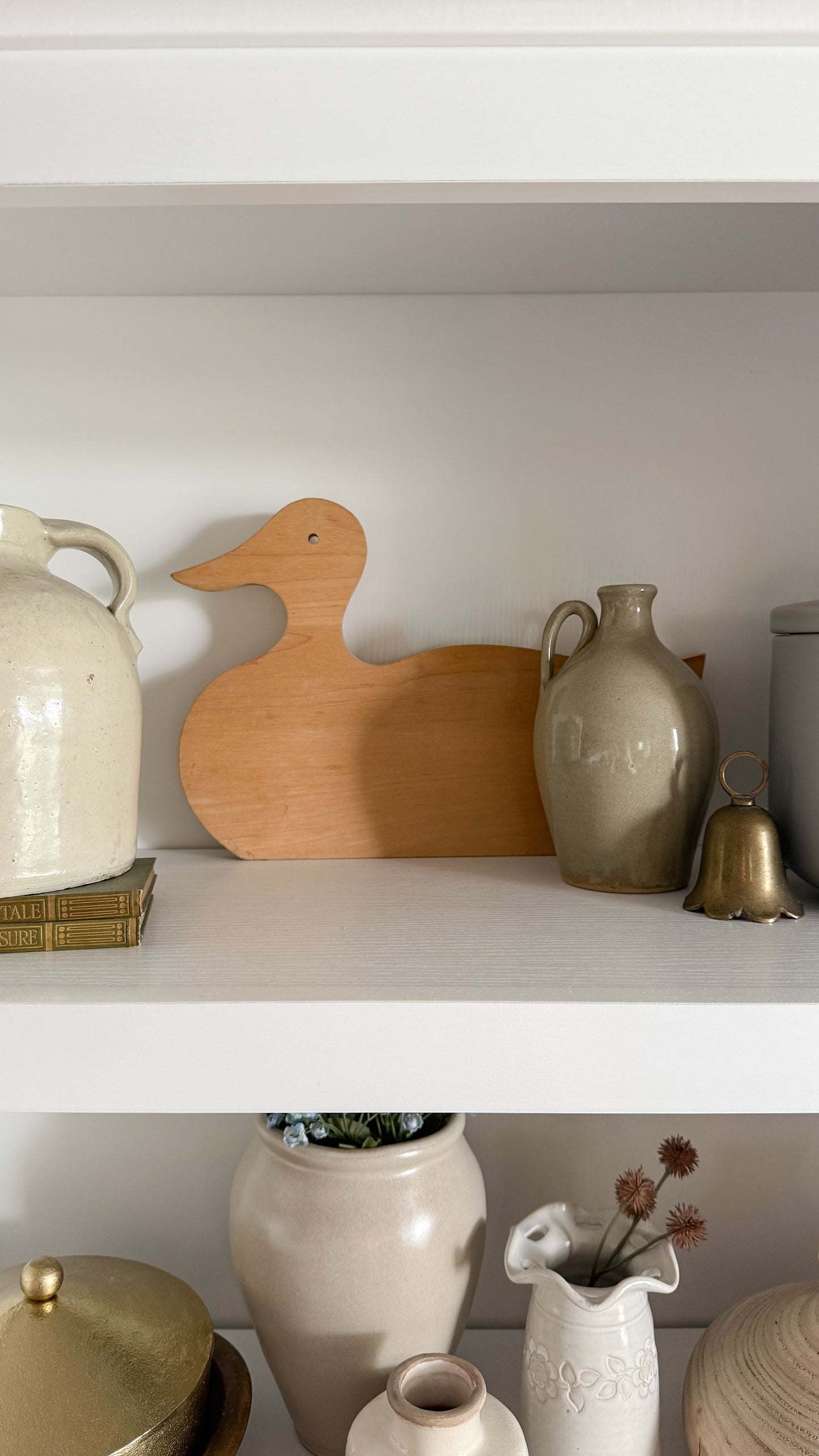 Vintage Wooden Duck Cutting Board