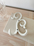 White Cast Iron Vine Wall Hook