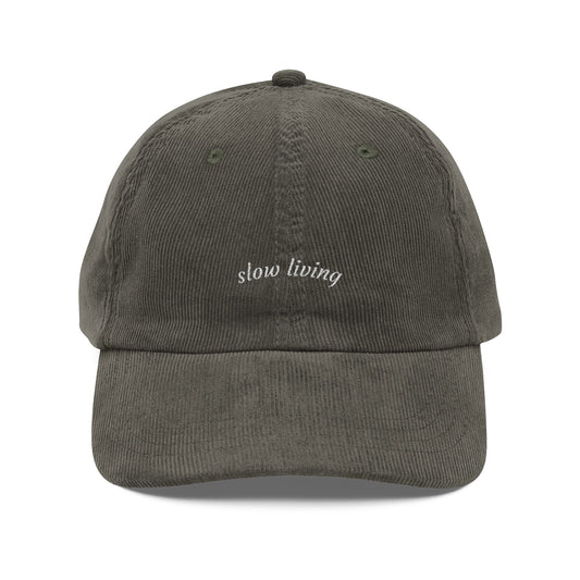 Corduroy Hat - ‘Slow Living’