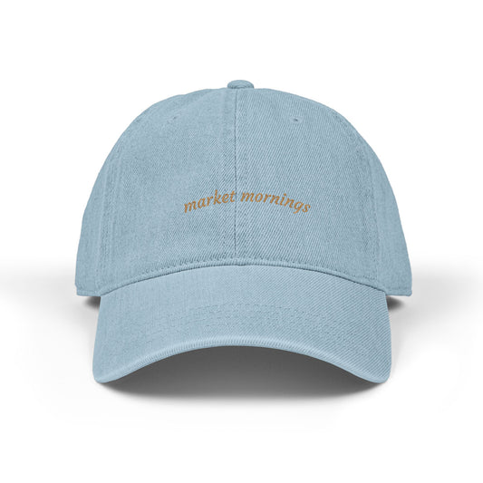 Denim Hat - ‘Market Mornings’