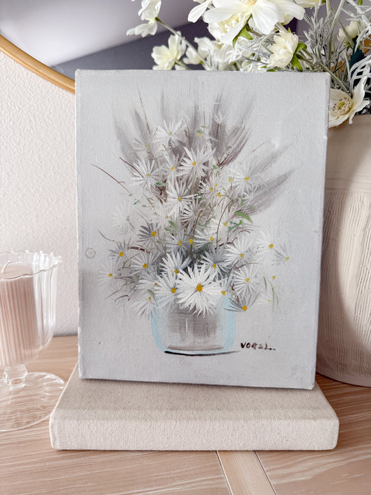 Vintage Floral Oil Painting