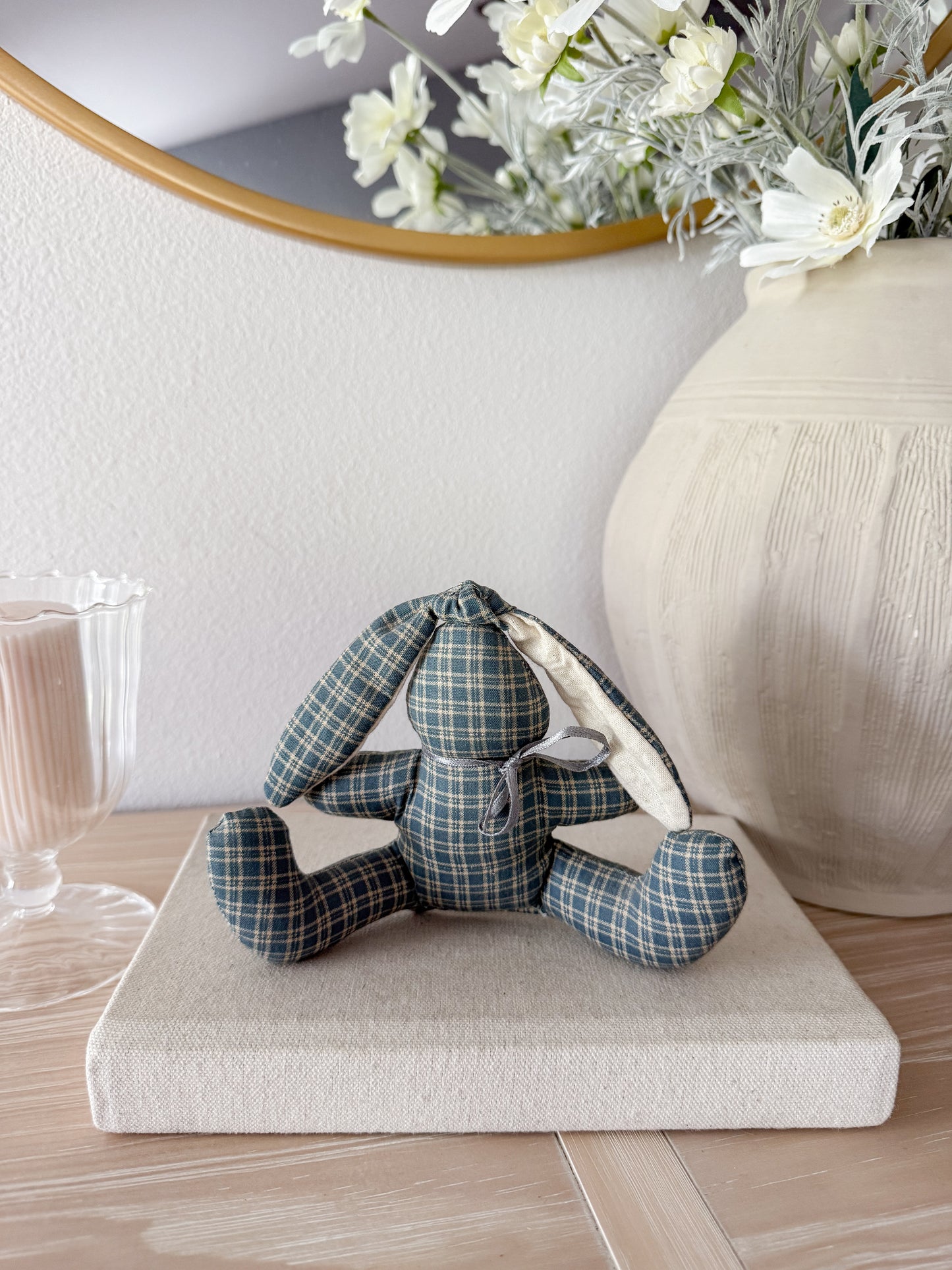 Vintage Handmade Blue Bunny