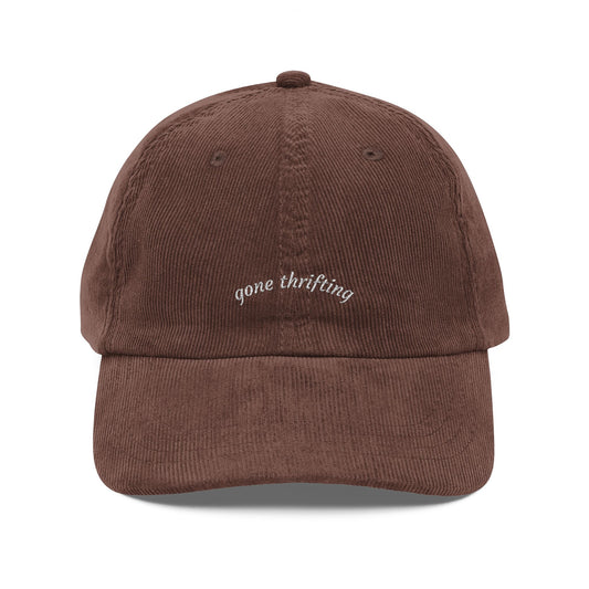Corduroy Hat - 'Gone Thrifting'