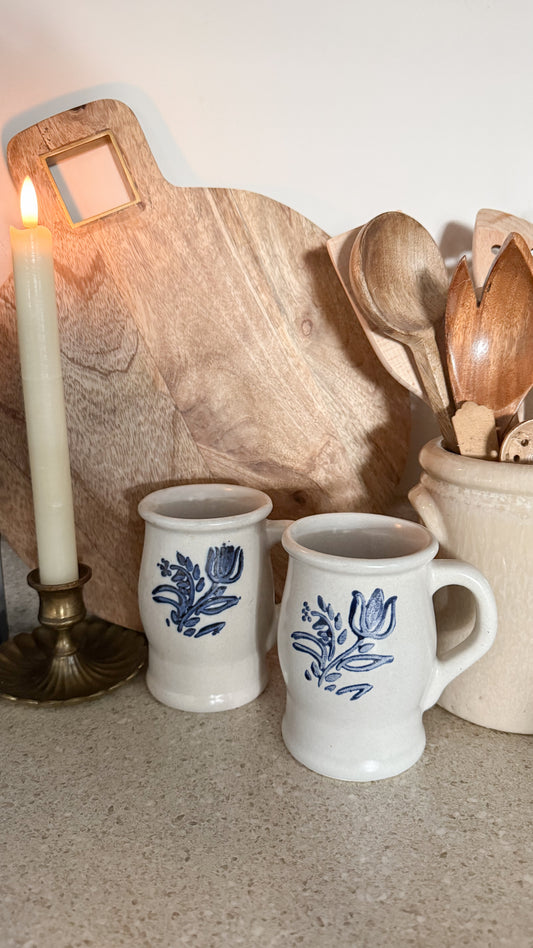 Vintage Pfaltzgraff Tulip Mugs
