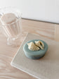 Vintage Blue Incolay Stone Shell Box