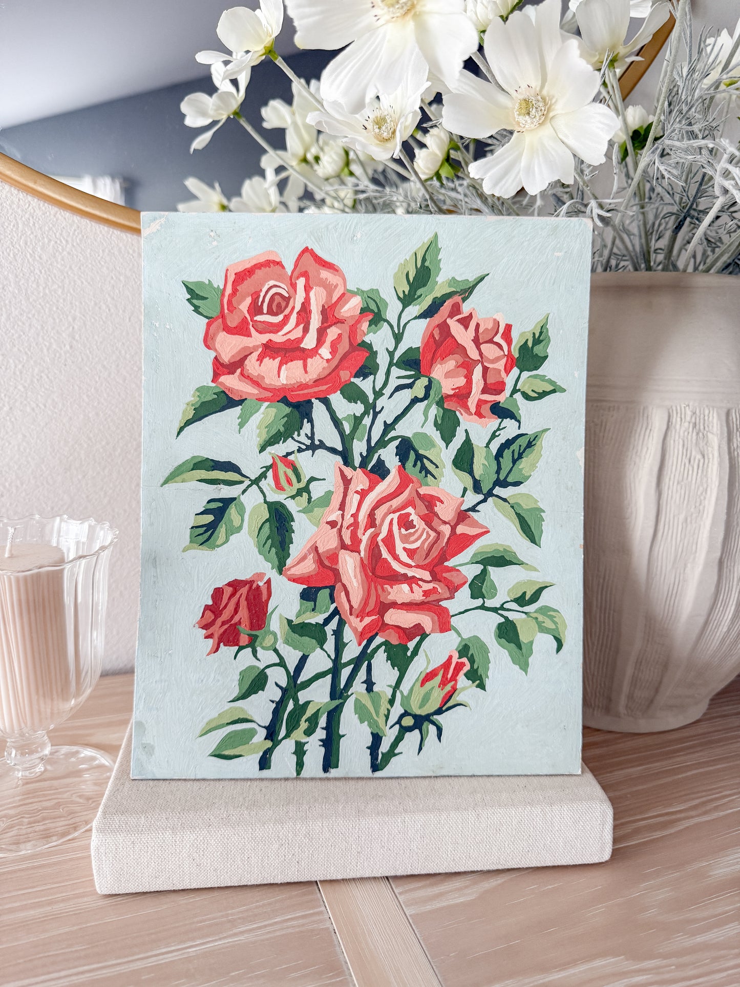 Vintage Floral Paint-By-Number