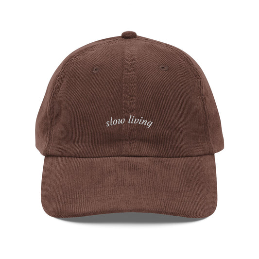 Corduroy Hat - ‘Slow Living’