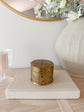 Vintage Brass Seashell Canister