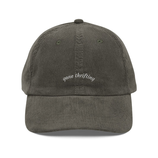 Corduroy Hat - 'Gone Thrifting'