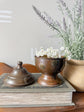 Vintage Copper & Brass Sunburst Decanter