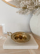 Vintage Scalloped Brass Candleholder