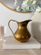 Vintage Brass Braided Pitcher Vase