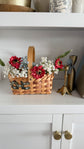 Vintage Flag Basket