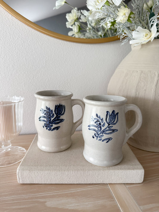 Vintage Pfaltzgraff Tulip Mugs