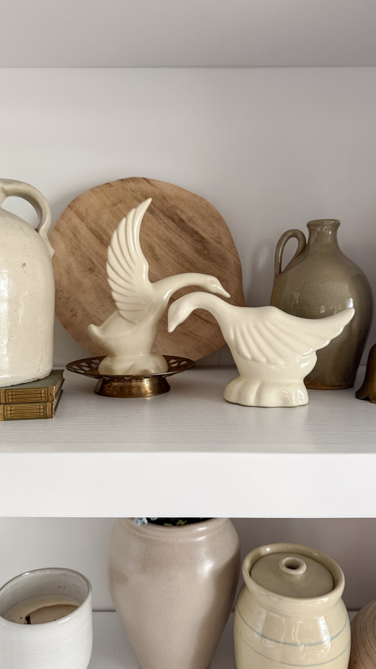 Vintage Pottery Geese