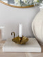 Vintage Brass Shell Candleholder