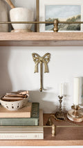 Vintage Brass Bow Hook