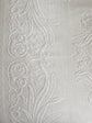 Vintage White Floral Matelassé Coverlet