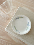 Vintage Bluebell Floral Scalloped Butter Pats