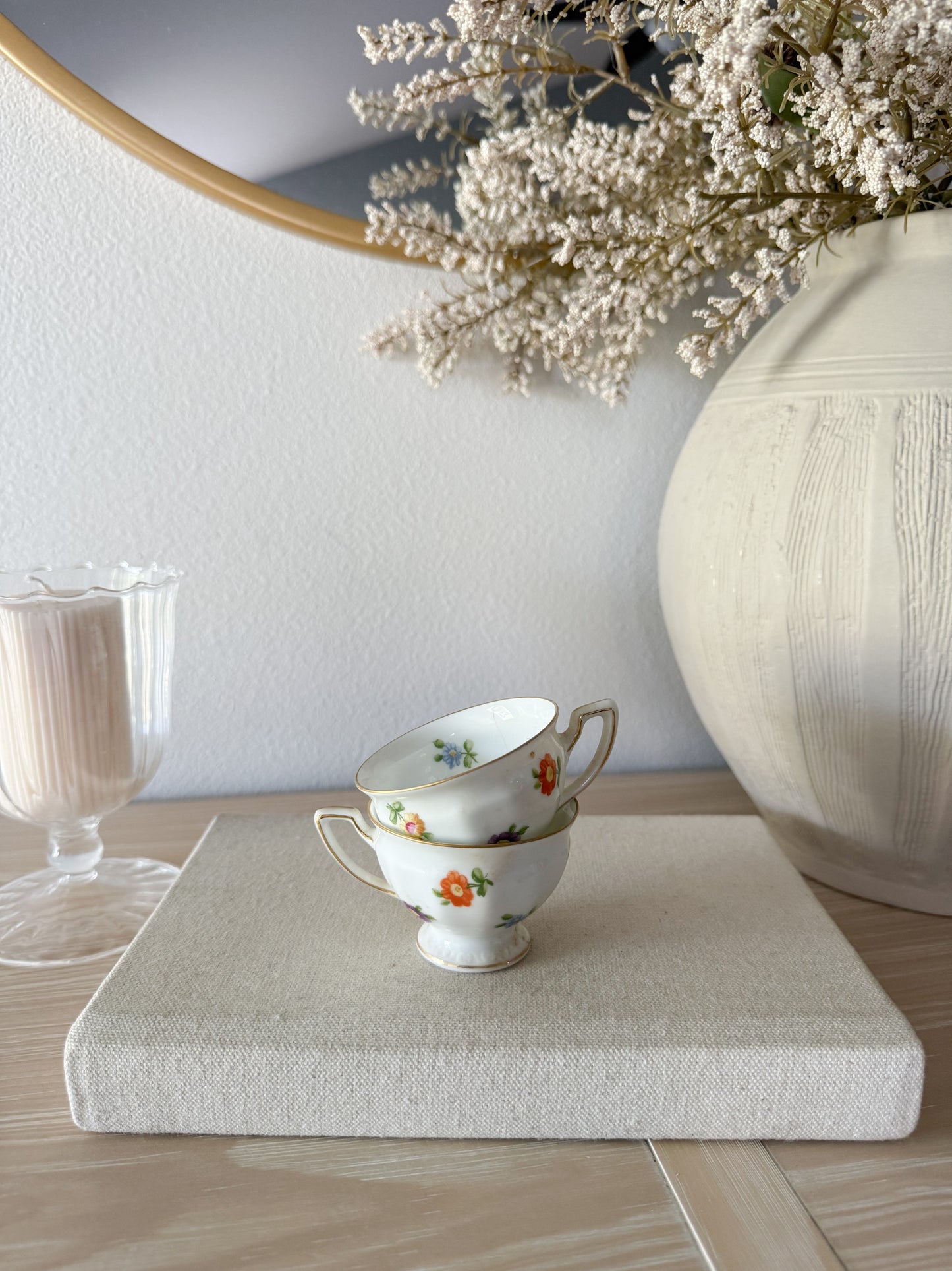 Vintage Floral Teacups (2)