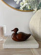 Vintage Handmade Wooden Duck
