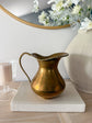 Vintage Brass Braided Pitcher Vase
