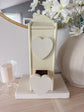 Vintage Yellow Heart Drawer Box