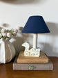 Vintage Hand-Painted Floral Duck Lamp