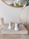 Vintage Nippon Gold Floral S+P Shakers