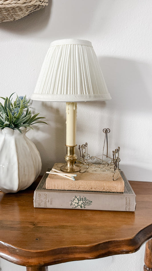 Vintage Brass Miniature Cradle - Nursery Decor