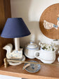 Vintage Hand-Painted Floral Duck Lamp