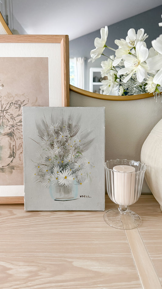 Vintage Floral Oil Painting