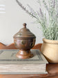 Vintage Copper & Brass Sunburst Decanter