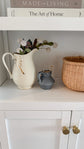 Vintage Large Bow Pitcher Vase